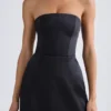 Μίνι φόρεμα Haisley Bandeau Structured Tulip σε μαύρο Μίνι φόρεμα Haisley Bandeau Structured Tulip σε μαύρο
