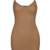 Μίνι φόρεμα Intimates Soft Mesh με V λαιμόκοψη σε χρώμα αμύγδαλο Μίνι φόρεμα Intimates Soft Mesh με V λαιμόκοψη σε χρώμα αμύγδαλο