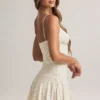 Μίνι φόρεμα Kelbie Modal με σούρες και A-line γραμμή σε floral print Μίνι φόρεμα Kelbie Modal με σούρες και A-line γραμμή σε floral print