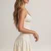 Μίνι φόρεμα Kelbie Modal με σούρες και A-line γραμμή σε floral print Μίνι φόρεμα Kelbie Modal με σούρες και A-line γραμμή σε floral print