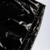 Μίνι φόρεμα κορσέ Coratina από βινύλιο σε μαύρο χρώμα