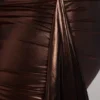 Μίνι φόρεμα Nasira Cut Out Metallic Jersey σε χρώμα χαλκού-μπρούντζου Μίνι φόρεμα Nasira Cut Out Metallic Jersey σε χρώμα χαλκού-μπρούντζου