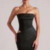 Μίνι φόρεμα Veda Bandeau Bodycon σε μαύρο