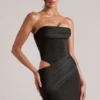 Μίνι φόρεμα Veda Bandeau Bodycon σε μαύρο