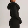 Μίνι φούστα Tova Knit με μεσαίο ύψος μέσης σε μαύρο χρώμα