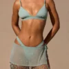 Μίνι φούστα Zinnia χαμηλής μέσης σε χρώμα Seafoam Green