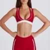 Μίνι σορτς Soft Active με αντίθεση χρωμάτων σε σκούρο κόκκινο Μίνι σορτς Soft Active με αντίθεση χρωμάτων σε σκούρο κόκκινο