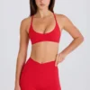 Μίνι σορτς Soft Active με τσέπες και V-σχισμή στη μέση σε χρώμα Strawberry Red Μίνι σορτς Soft Active με τσέπες και V-σχισμή στη μέση σε χρώμα Strawberry Red
