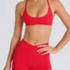 Μίνι σορτς Soft Active με τσέπες και V-σχισμή στη μέση σε χρώμα Strawberry Red Μίνι σορτς Soft Active με τσέπες και V-σχισμή στη μέση σε χρώμα Strawberry Red