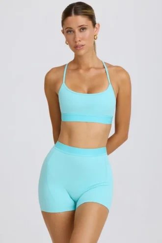 Μίνι σορτς Soft Active σε χρώμα Aqua Μίνι σορτς Soft Active σε χρώμα Aqua