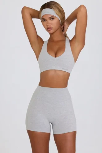 Μίνι σορτς Soft Active σε γκρι