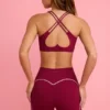 Μίνι σορτς Soft Active σε μπορντό Μίνι σορτς Soft Active σε μπορντό