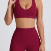 Μίνι σορτς Soft Active σε μπορντό Μίνι σορτς Soft Active σε μπορντό