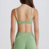Μίνι σορτς Soft Active Twist-Front σε πράσινο Μίνι σορτς Soft Active Twist-Front σε πράσινο