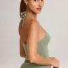 Μπλούζα Aviora Modal με λαιμόκοψη σε χρώμα Sage Green Μπλούζα Aviora Modal με λαιμόκοψη σε χρώμα Sage Green