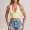 Μπλούζα Drew Modal με λαιμόκοψη σε χρώμα Lemon Sherbet