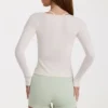 Μπλούζα Modal με δέσιμο μπροστά σε χρώμα Ivory Μπλούζα Modal με δέσιμο μπροστά σε χρώμα Ivory