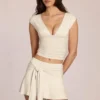 Evelique Mid-Rise Skort σε χρώμα Ivory Evelique Mid-Rise Skort σε χρώμα Ivory