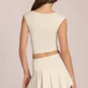 Evelique Mid-Rise Skort σε χρώμα Ivory Evelique Mid-Rise Skort σε χρώμα Ivory