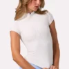Μπλούζα Soft Active με φερμουάρ στο μπροστινό μέρος σε χρώμα Milk