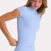 Μπλούζα Soft Active με φερμουάρ στο μπροστινό μέρος σε χρώμα Sky
