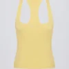 Μπλούζα Soft Active με πλάτη τύπου racerback σε χρώμα λεμόνι Μπλούζα Soft Active με πλάτη τύπου racerback σε χρώμα λεμόνι