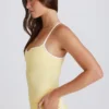 Μπλούζα Soft Active με σταυρωτή πλάτη σε χρώμα λεμόνι Μπλούζα Soft Active με σταυρωτή πλάτη σε χρώμα λεμόνι