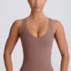 Μπλούζα Soft Active με V λαιμόκοψη σε χρώμα Mocha Μπλούζα Soft Active με V λαιμόκοψη σε χρώμα Mocha