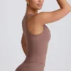 Μπλούζα Soft Active με V λαιμόκοψη σε χρώμα Mocha Μπλούζα Soft Active με V λαιμόκοψη σε χρώμα Mocha