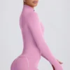 Μπουφάν Soft Active με φερμουάρ σε χρώμα Dusty Pink Μπουφάν Soft Active με φερμουάρ σε χρώμα Dusty Pink