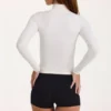 Μπουφάν Soft Active με φερμουάρ σε χρώμα ιβουάρ Μπουφάν Soft Active με φερμουάρ σε χρώμα ιβουάρ