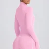 Μπουφάν Soft Active με φερμουάρ σε ροζ χρώμα Μπουφάν Soft Active με φερμουάρ σε ροζ χρώμα