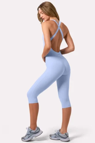 Ολόσωμη Φόρμα Soft Active Capri σε χρώμα Sky