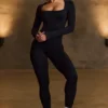 Ολόσωμη Φόρμα Super Sculpt χωρίς ραφές σε μαύρο