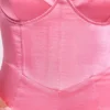 Ολόσωμο Σορτς Romera Satin Corset σε ροζ χρώμα Ολόσωμο Σορτς Romera Satin Corset σε ροζ χρώμα