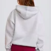 Oversized φούτερ με κουκούλα και απλικέ σε γκρι Oversized φούτερ με κουκούλα και απλικέ σε γκρι