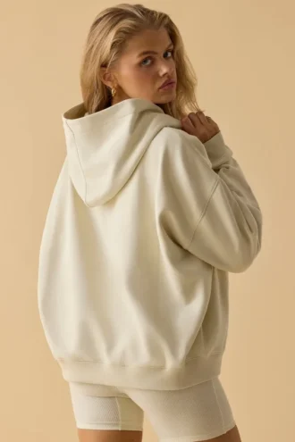 Oversized φούτερ με κουκούλα σε χρώμα Bone Oversized φούτερ με κουκούλα σε χρώμα Bone