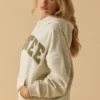 Oversized φούτερ με κουκούλα σε χρώμα Bone Oversized φούτερ με κουκούλα σε χρώμα Bone