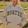 Oversized φούτερ με κουκούλα σε χρώμα Bone Oversized φούτερ με κουκούλα σε χρώμα Bone