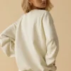 Oversized φούτερ με στρογγυλό λαιμό σε χρώμα Bone Oversized φούτερ με στρογγυλό λαιμό σε χρώμα Bone