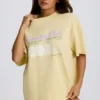 Oversized Graphic T-Shirt σε χρώμα λεμόνι Oversized Graphic T-Shirt σε χρώμα λεμόνι