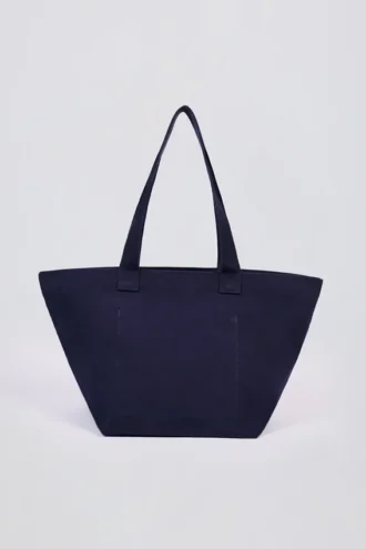 Oversized Tote Bag σε κλασικό ναυτικό μπλε