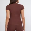 Παντελόνι Nour Tall Mid Rise Wide Leg σε χρώμα σοκολάτας