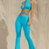 Παντελόνι Valerie Petite Cut Out Flare σε χρώμα Aqua