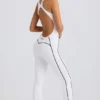 Petite Soft Active Open-Back Ολόσωμη Φόρμα σε λευκό Petite Soft Active Open-Back Ολόσωμη Φόρμα σε λευκό