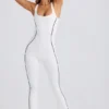 Petite Soft Active Open-Back Ολόσωμη Φόρμα σε λευκό Petite Soft Active Open-Back Ολόσωμη Φόρμα σε λευκό