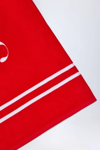 Πετσέτα παραλίας Toalla Logo σε έντονο κόκκινο