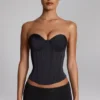 Sabrine Slinky Jersey Low-Rise Hot Pants σε μαύρο Sabrine Slinky Jersey Low-Rise Hot Pants σε μαύρο