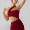 Shyla Slinky Jersey Ruched Cut Out Μίνι Φορέμα σε χρώμα Ruby Shyla Slinky Jersey Ruched Cut Out Μίνι Φορέμα σε χρώμα Ruby