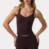 Soft Active Αμάνικο μπλουζάκι με λαιμόκοψη σε χρώμα Espresso Soft Active Αμάνικο μπλουζάκι με λαιμόκοψη σε χρώμα Espresso